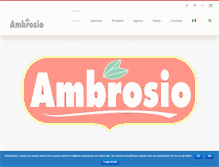 Tablet Screenshot of ambrosio.it